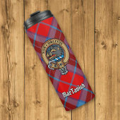 Clan MacTavish Crest over Tartan Thermosbeker
