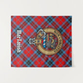 Clan MacTavish Crest over Tartan Wandkleed (Voorkant (horizontaal))