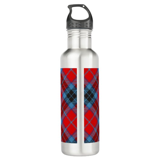 Clan MacTavish Crest over Tartan Waterfles (Achterkant)