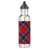 Clan MacTavish Crest over Tartan Waterfles (Rechts)