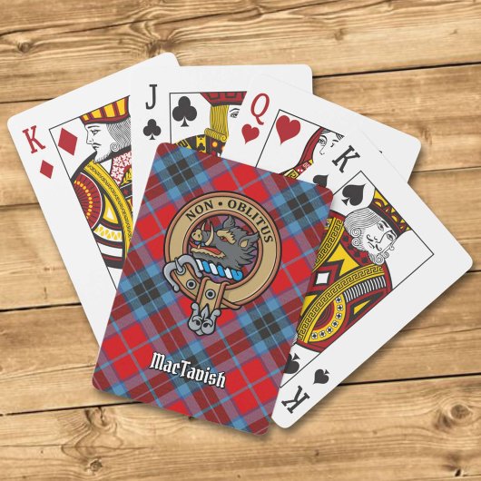 Clan MacTavish Crest Pokerkaarten