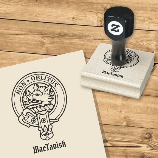 Clan MacTavish Crest Rubberstempel