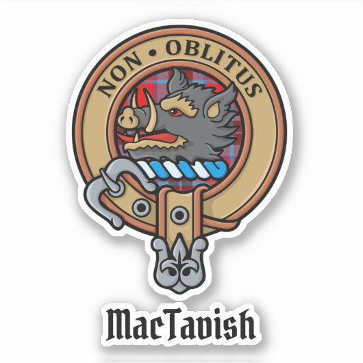 Clan MacTavish Crest Sticker (Voorkant)