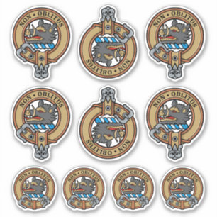 Clan MacTavish Crest Sticker Set