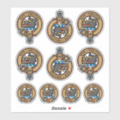 Clan MacTavish Crest Sticker Set (Vel)