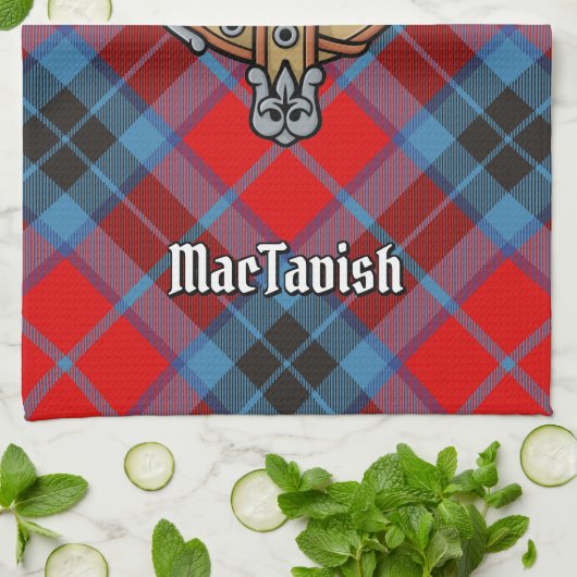 Clan MacTavish Crest Theedoek (Gevouwen)