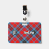 Clan MacTavish Tartan Badge (Voorzijde met clip)