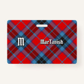 Clan MacTavish Tartan Badge (Voorkant)