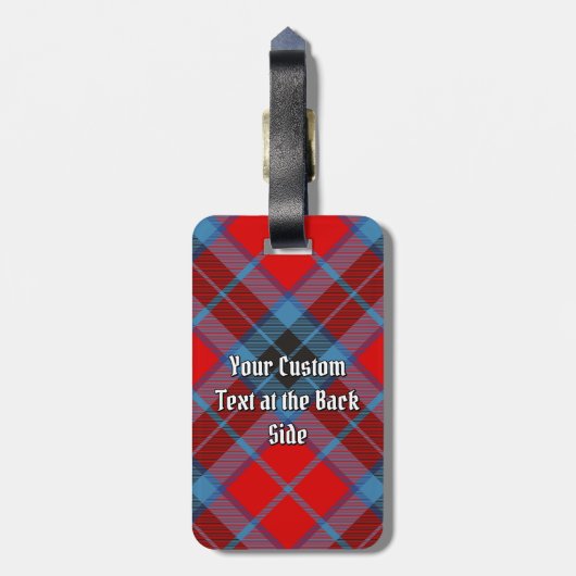 Clan MacTavish Tartan Bagagelabel (Achterkant verticaal)