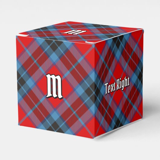 Clan MacTavish Tartan Bedankdoosjes (Voorkant Zijde)