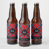 Clan MacTavish Tartan Bier Etiket (Flessen)