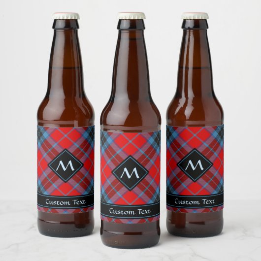 Clan MacTavish Tartan Bier Etiket (Flessen)