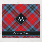 Clan MacTavish Tartan Bier Etiket (Enkel label)
