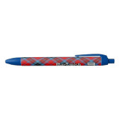 Clan MacTavish Tartan Blauwe Inkt Pen (Bovenkant)