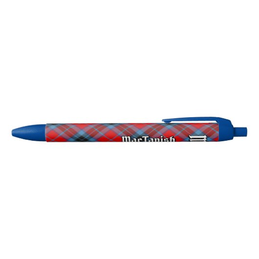Clan MacTavish Tartan Blauwe Inkt Pen (Bovenkant)