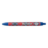 Clan MacTavish Tartan Blauwe Inkt Pen (Voorkant)