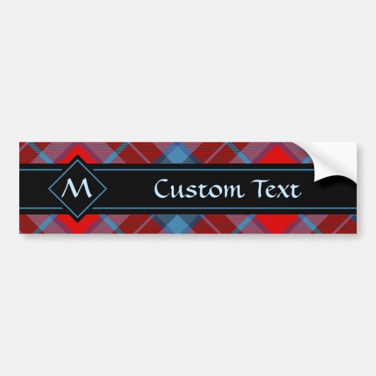 Clan MacTavish Tartan Bumpersticker (Voorkant)