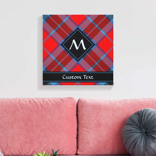 Clan MacTavish Tartan Canvas Afdruk (Insitu (Woonkamer))
