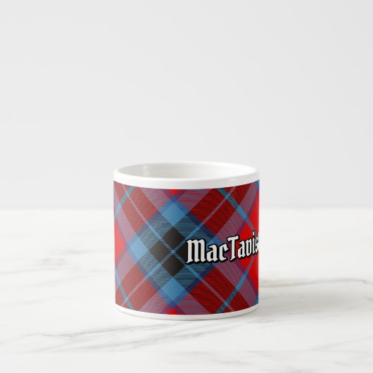 Clan MacTavish Tartan Espresso Kop (Voorkant)