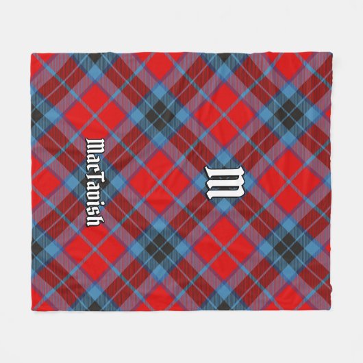 Clan MacTavish Tartan Fleece Deken (Voorkant (Horizontaal))