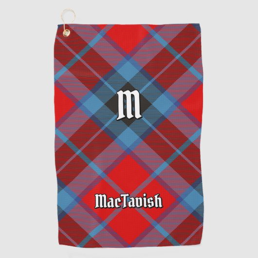Clan MacTavish Tartan Golfhanddoek (Voorkant)