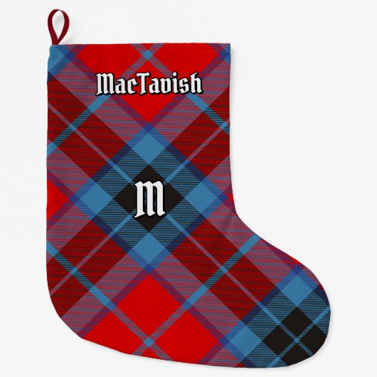 Clan MacTavish Tartan Grote Kerstsok (Voorkant)