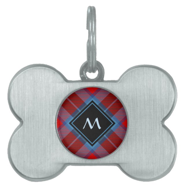 Clan MacTavish Tartan Huisdieren Naamplaatje (voorkant)