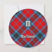 Clan MacTavish Tartan Kaart (Voorkant)