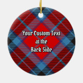 Clan MacTavish Tartan Keramisch Ornament (Achterkant)