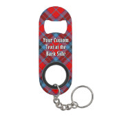 Clan MacTavish Tartan Mini Flessenopener (Achterkant)
