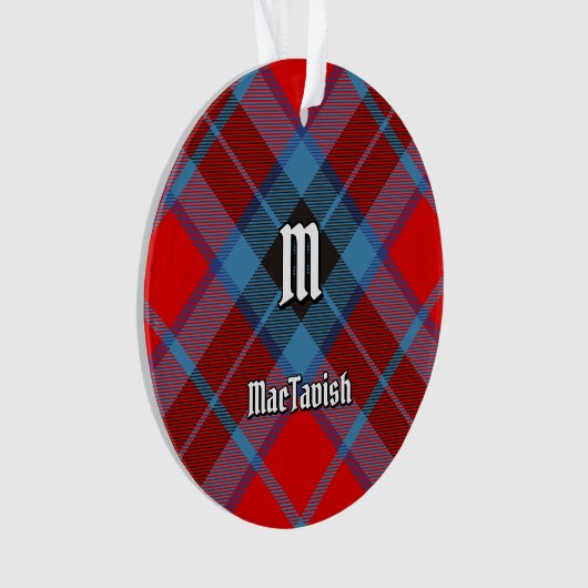 Clan MacTavish Tartan Ornament (voorkant)