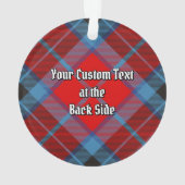 Clan MacTavish Tartan Ornament (achterkant)
