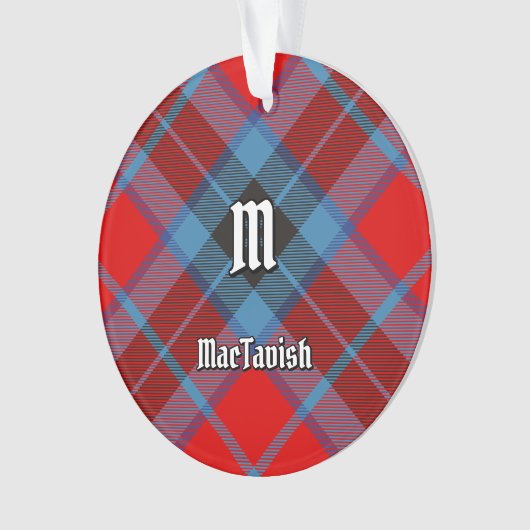 Clan MacTavish Tartan Ornament (voorkant)