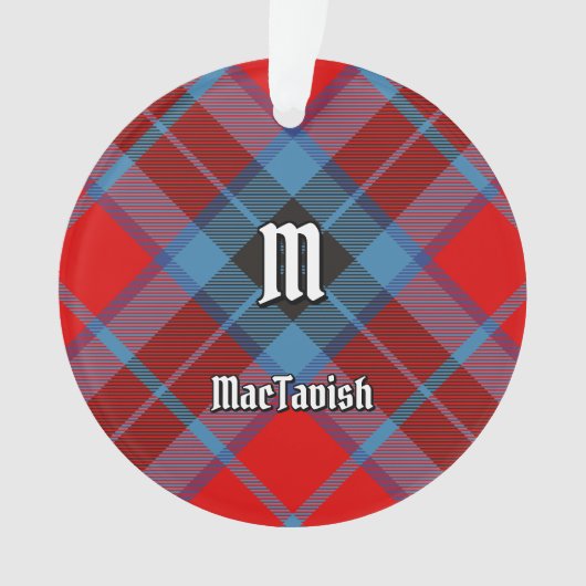 Clan MacTavish Tartan Ornament (voorkant)