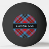Clan MacTavish Tartan Pingpongbal (Achterkant)