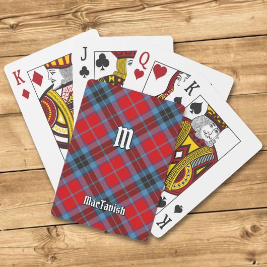 Clan MacTavish Tartan Pokerkaarten