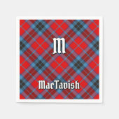 Clan MacTavish Tartan Servet (Voorkant)