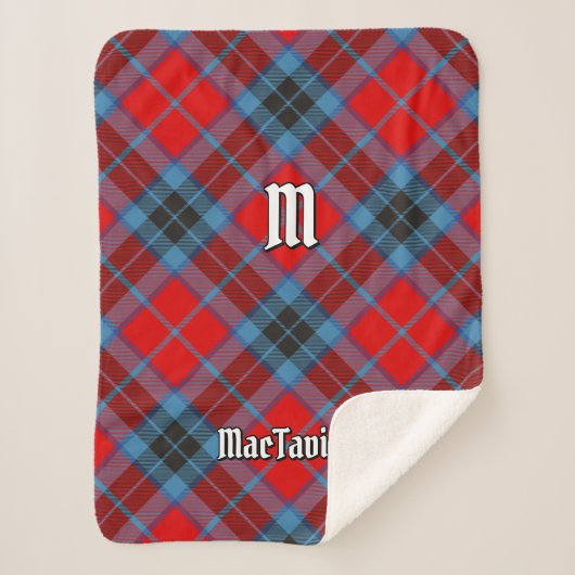 Clan MacTavish Tartan Sherpa Deken (Voorkant)