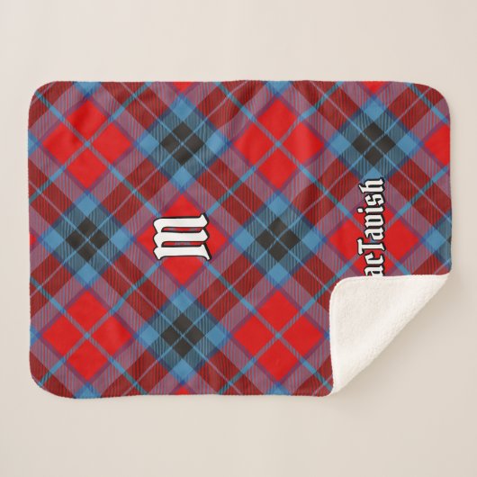 Clan MacTavish Tartan Sherpa Deken (Voorkant (horizontaal))