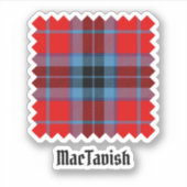 Clan MacTavish Tartan Sticker (Voorkant)