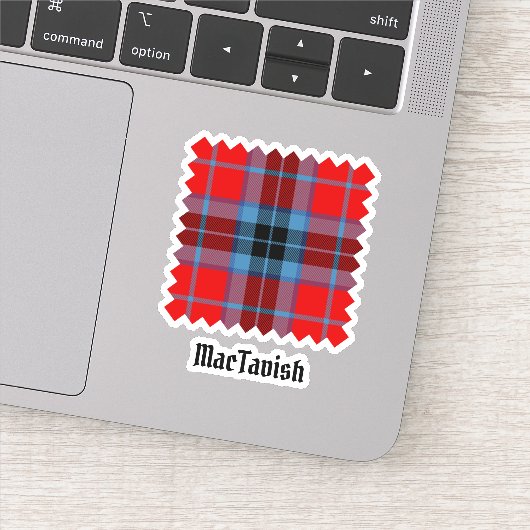 Clan MacTavish Tartan Sticker (Detail)