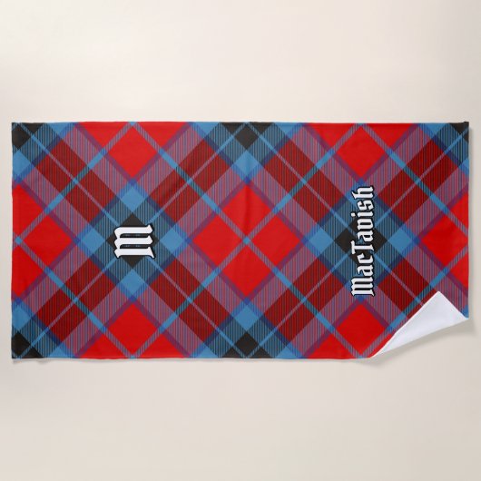 Clan MacTavish Tartan Strandlaken (Voorkant)