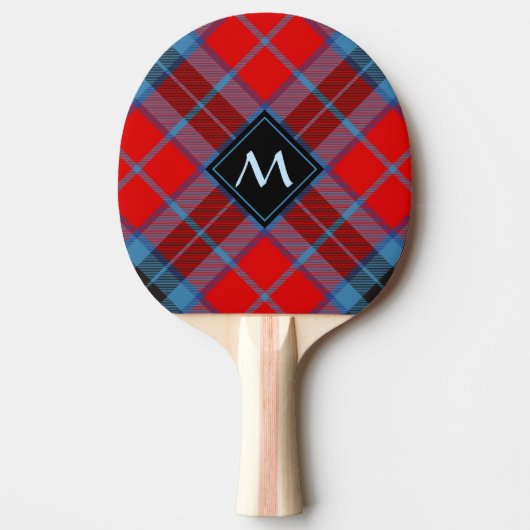 Clan MacTavish Tartan Tafeltennisbatje (Voorkant)
