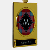 Clan MacTavish Tartan Verguld Banner Ornament (Rechts)