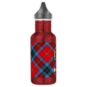 Clan MacTavish Wapen over Tartan Waterfles (Links)