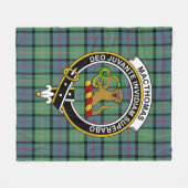 Clan MacThomas Ancient Tartan Pset Fleece Deken (Voorkant (Horizontaal))