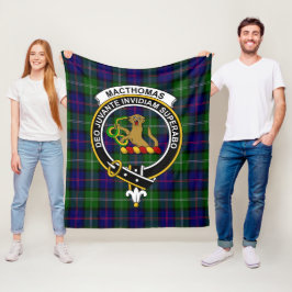 Clan MacThomas Modern Tartan Pset Fleece Deken