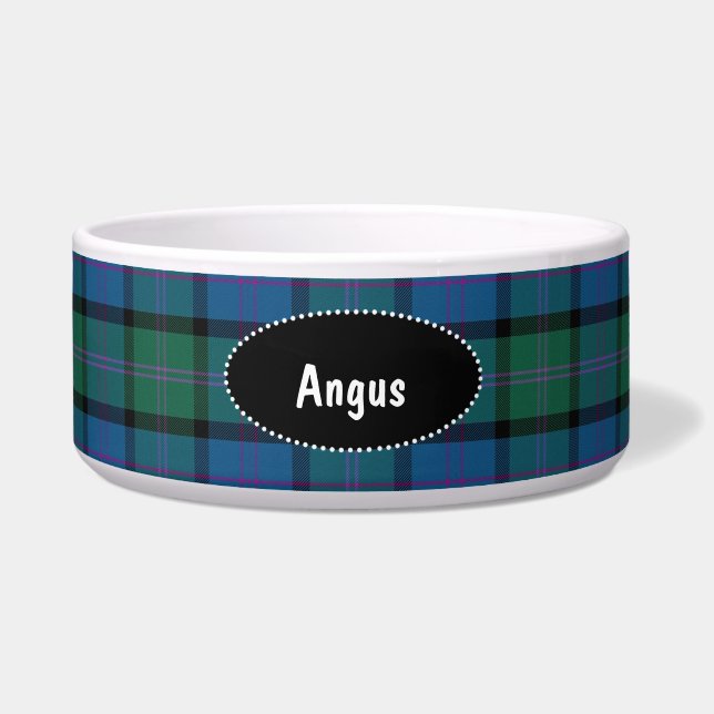 Clan MacThomas Pset Custom Dog Bowl Voerbakje (Voorkant)