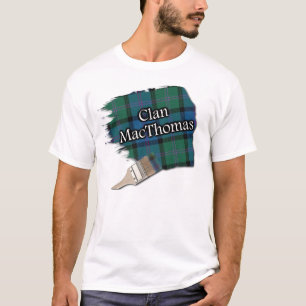 Clan MacThomas Scottish Tartan Paint Shirt