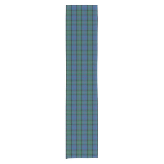 Clan MacThomas Tartan Plaid Table Runner Korte Tafelloper (Voorkant)